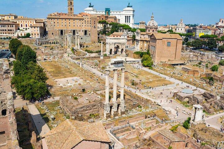 Colosseum og det romerske forum