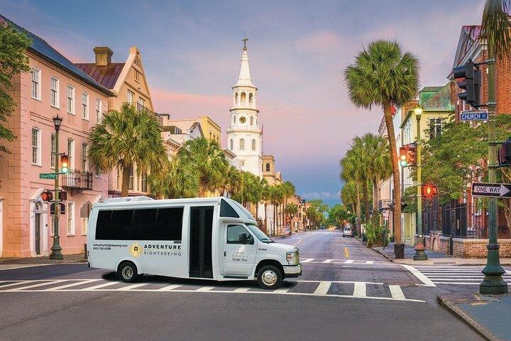 Visite guidée de Charleston en bus urbain avec visites d'aventure