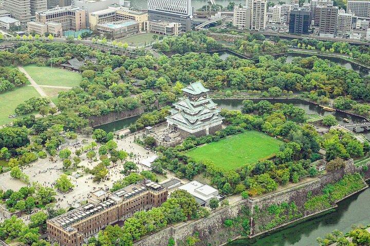 Osaka Private Cessna Voo sobre Osaka Castelo e UNESCO Sites