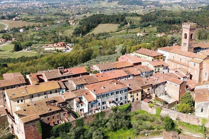 Excursão de bicicleta autoguiada de Lucca para Montecarlo Wine Roads