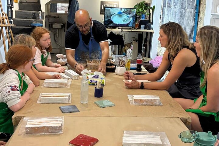 Create Your Zellige Mosaic in Tangier + Tea Experience