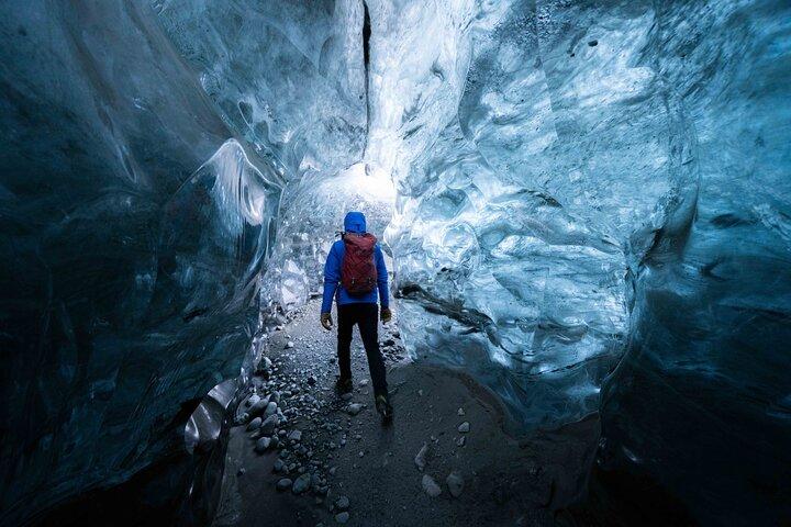 Visite originale de la grotte de glace dans la lagune du glacier Jökulsárlón