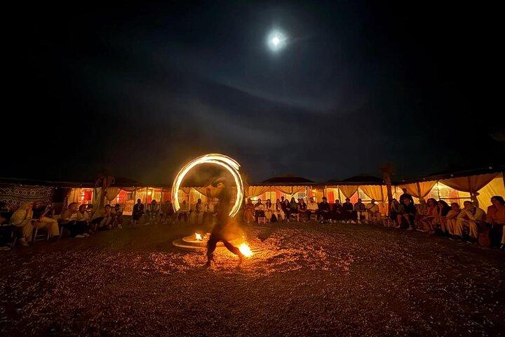 From Marrakech : Dinner show & Sunset in Agafay Desert