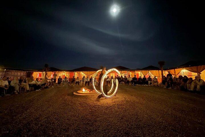 From Marrakech : Dinner show & Sunset in Agafay Desert