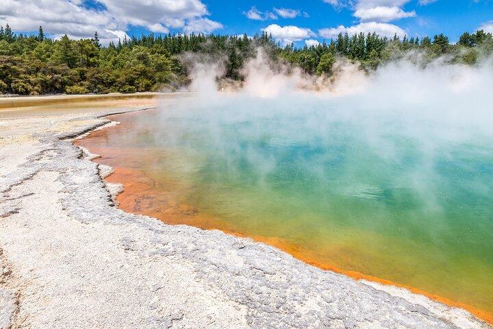 Von Auckland : Rotorua & Waitomo Wonders Tour
