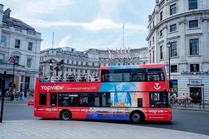 3-timers London Landmarks Hop On Hop Off bustur