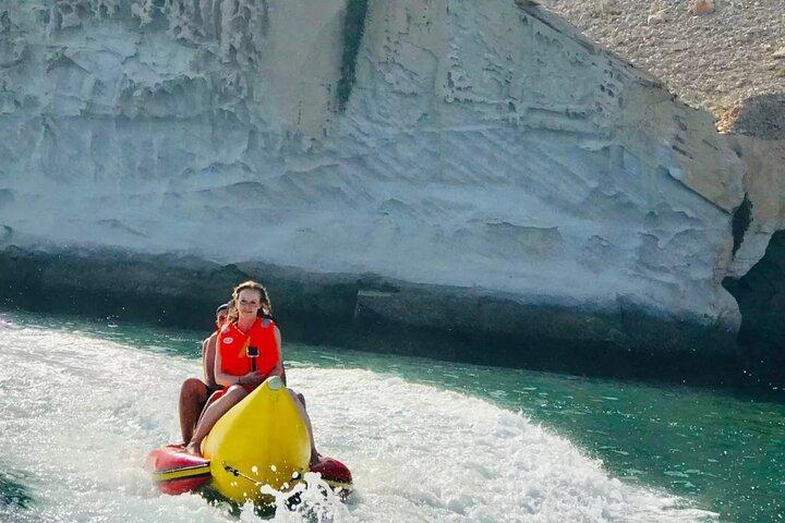 Musandam Tagestour mit Mittagessen und Englischem oder Russischem Fortgeschrittener