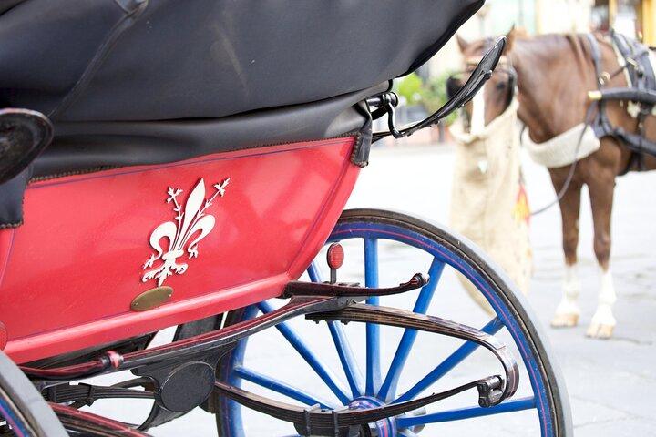 フィレンツェで馬車に乗る