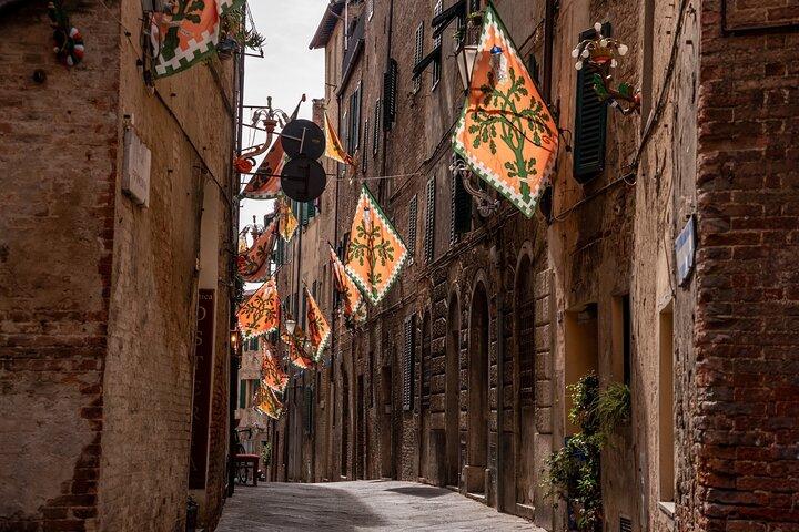 Visite privée à pied de Sienne : Traditions, rues et cathédrale