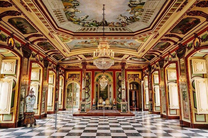 Sintra, Queluz Palace, Cabo da Roca och Cascais från Lissabon