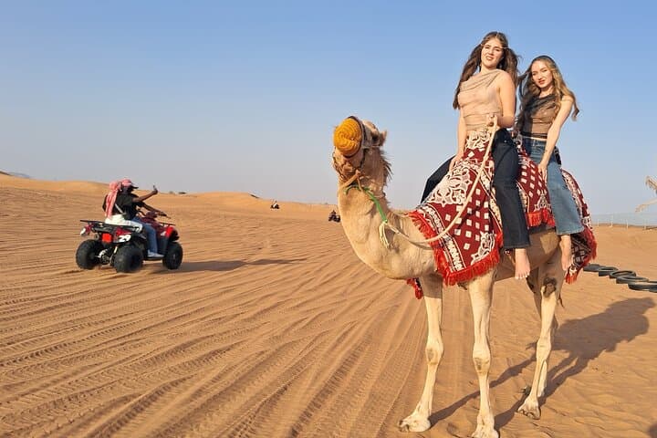 Explore Dubai Evening Safari with Quad bike, Camel & BBQ Dinner