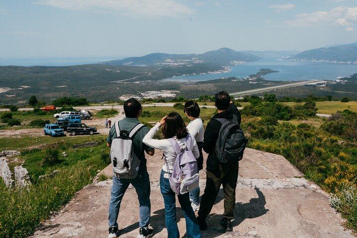 Kotor & Tivat Jeep Tour : Sentieri della Fortezza & Picnic Locale