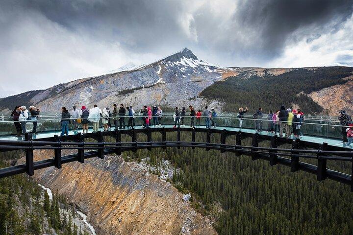 Columbia Icefield Skywalk Crowfoot Glacier und Seen Tour