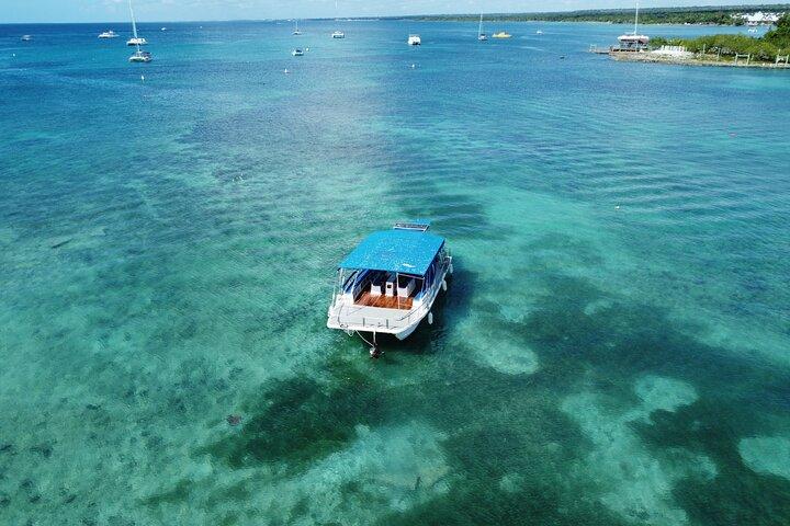 Île de Saona : Excursion d'une journée en catamaran en petit groupe