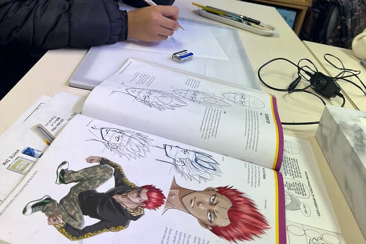 Tokyo: Manga Drawing Class with a Pro Manga Artist