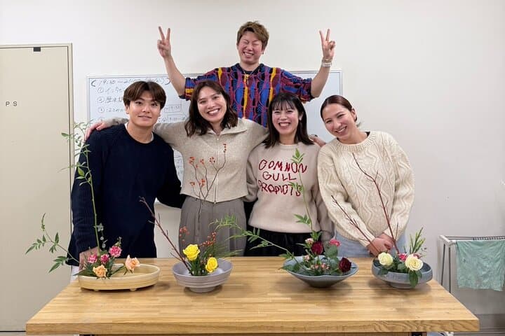 Tokyo Flower Arrangement Class Experience