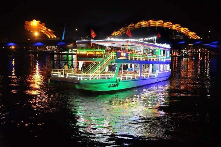 Da Nang Night Tour : Marble Mountains, Lady Buddha & River Cruise