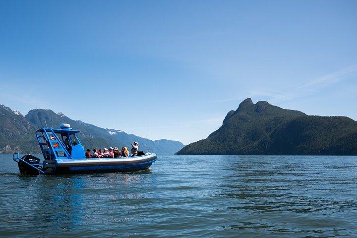 Dîner à Bowen Island et excursion en bateau Zodiac par Vancouver Water Adventures