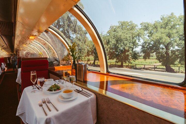 Napa Valley Wine Train Vista Dome Dinner Car