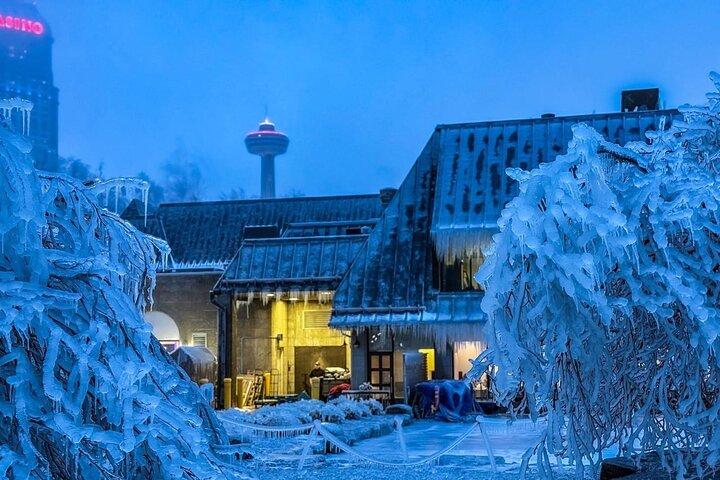 Niagara Falls Boat Ride Journey Behind the Falls Skylon Tower