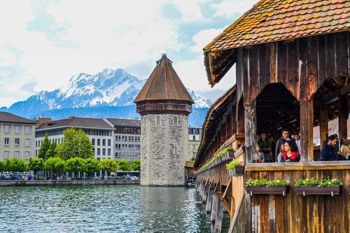 Excursion privée d'une journée à Lucerne et au Mont Pilatus au départ de Zurich