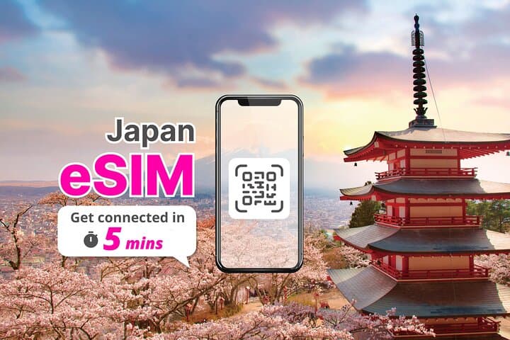 Japan Local eSIM - 5G Unlimited Data for Seamless Connectivity