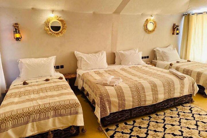 Merzouga Camel Ride Overnight stay in Desert Camp Erg chebbi