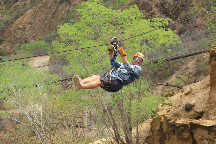 Utomhus Zip Line äventyr i Cabo San Lucas
