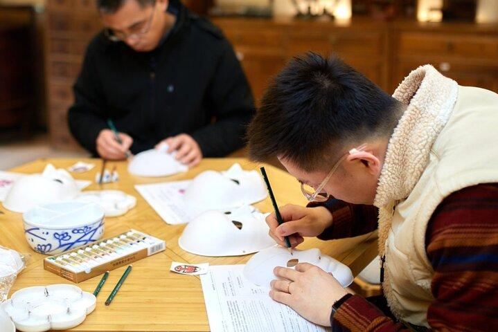Peking Opera Mask Painting Experience in Shanghai