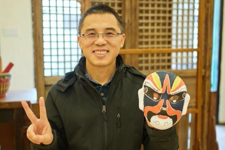 Peking Opera Mask Painting Experience in Shanghai