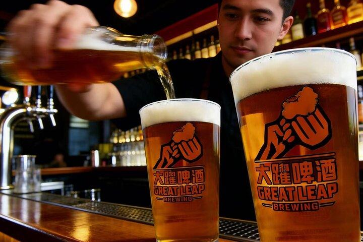 北京のナイトツアー、シーさんの餃子、偉大な醸造醸造と湖海湖