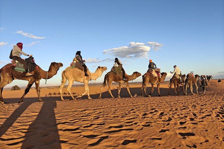 Tour di 4 giorni nel deserto del Sahara di Marrakech con Camel Trek Quad e Camp