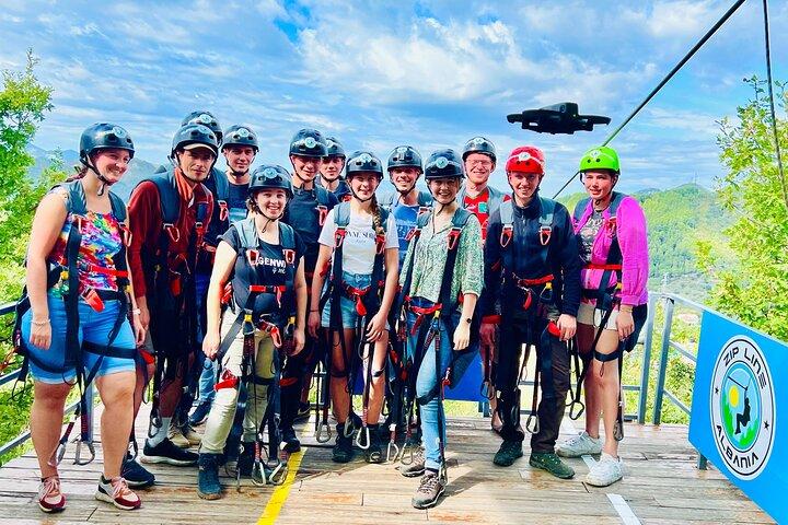 Tirana Zipline Abenteuer in Petrelë – Albaniens erste Zipline