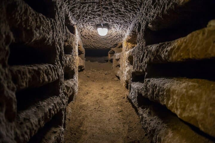 Rome Appian Way Catacombs Aqueducts Golf Cart Tour 4h shared