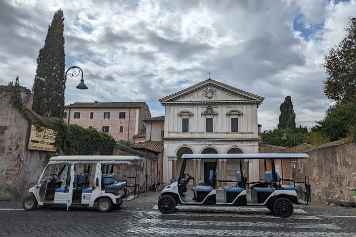 Rome Appian Way Catacombs Aqueducts Golf Cart Tour 4h shared