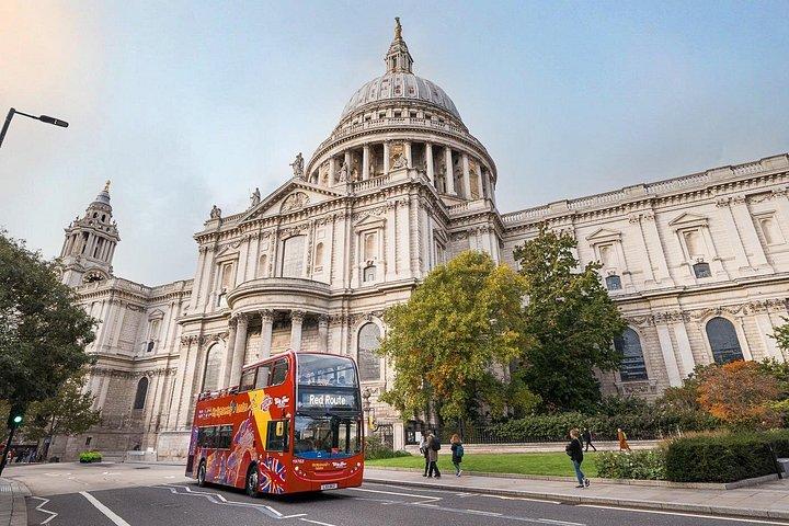 ロンドン360乗り放題ホップオンホップオフ1日バスとボートが1台に