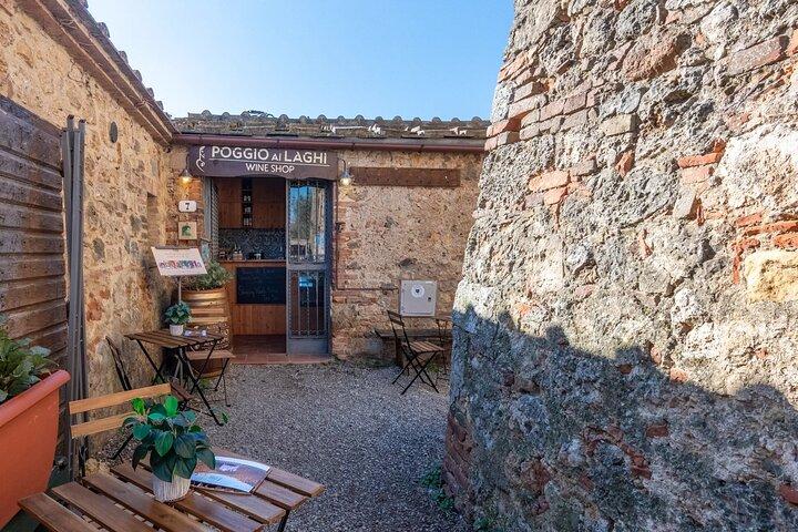 Une expérience de vin boutique dans le château de Monteriggioni