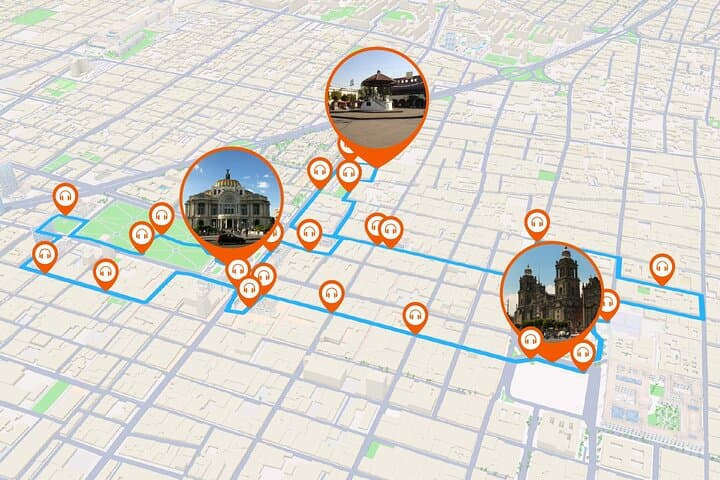 Mexico City Walking Tour 2h40 and 24 audio reviews