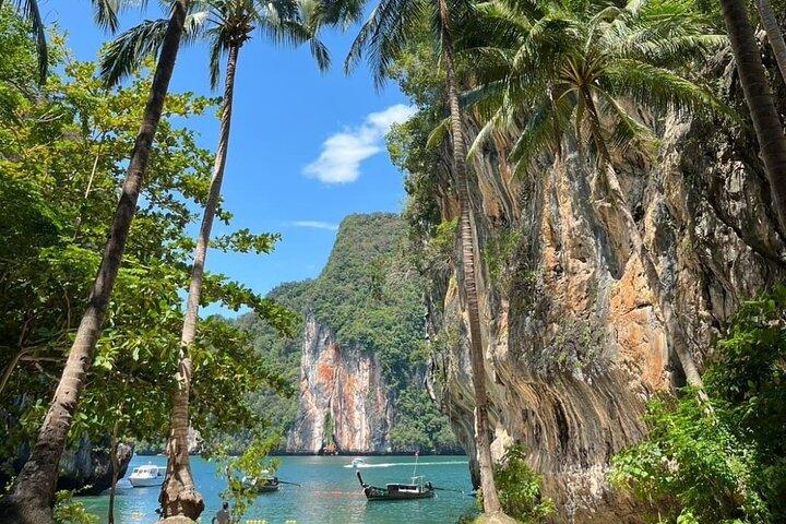 Krabi Hong Island Escape : Excursion en bateau le matin et au coucher du soleil