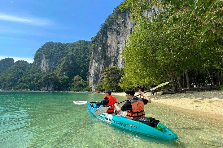 Krabi Hong Island Escape : Excursion en bateau le matin et au coucher du soleil
