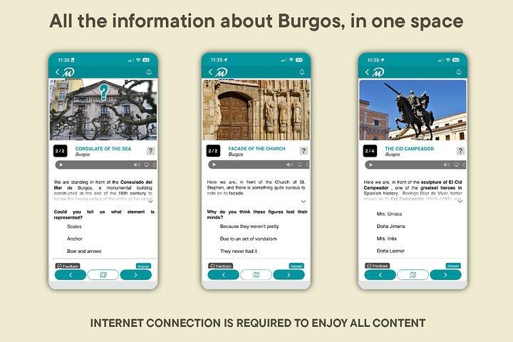 TOP Burgos : Visite guidée privée avec votre mobile