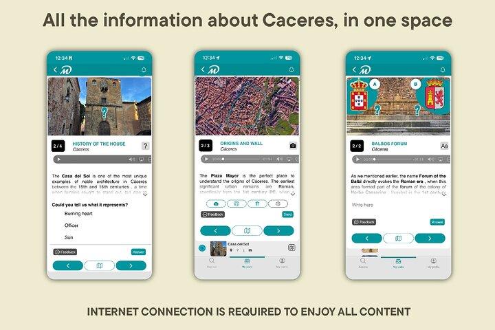 TOP Cáceres: Visita guiada privada com seu celular