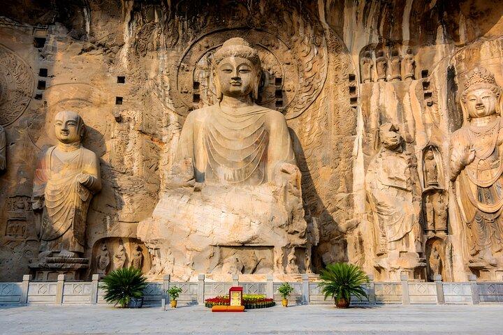 Excursão particular de 2 dias de Chengdu com hotel: Templo Shaolin e Grutas de Longmen