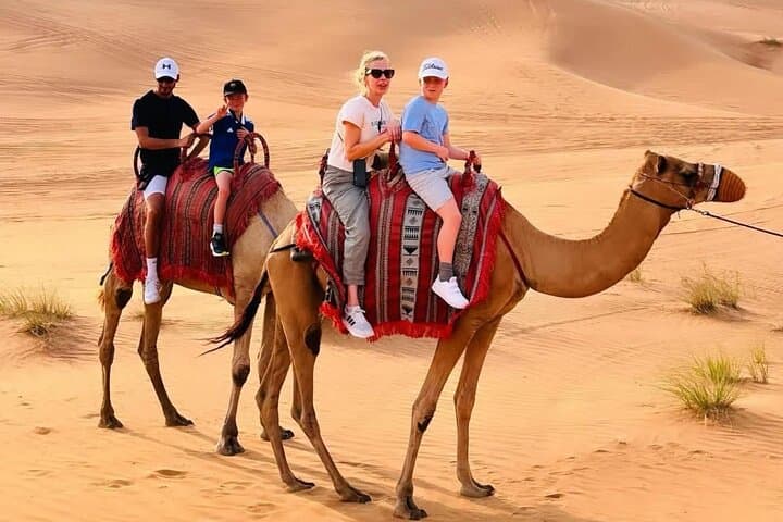 Explore Dubai Evening Safari with Quad bike, Camel & BBQ Dinner