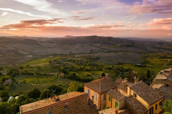 Rome: Tuscany Day Trip with Vineyard Lunch and Wine Tasting