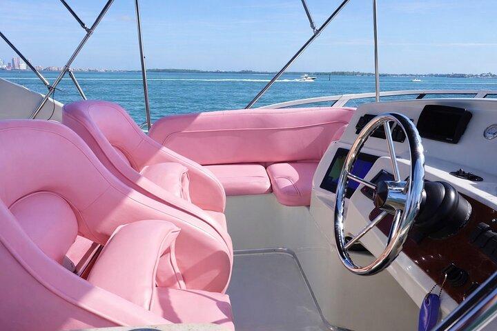 Miami Cruise 50 ft | + 2 Free Jet Ski | Pink Yacht Rentals