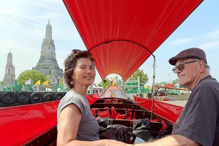 2 Hours Bangkok Canals, Wat Paknam, Wat Arun Temple
