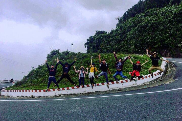 Hai Van Pass och Lang Co Lagoon Motorcykeltur från Da Nang