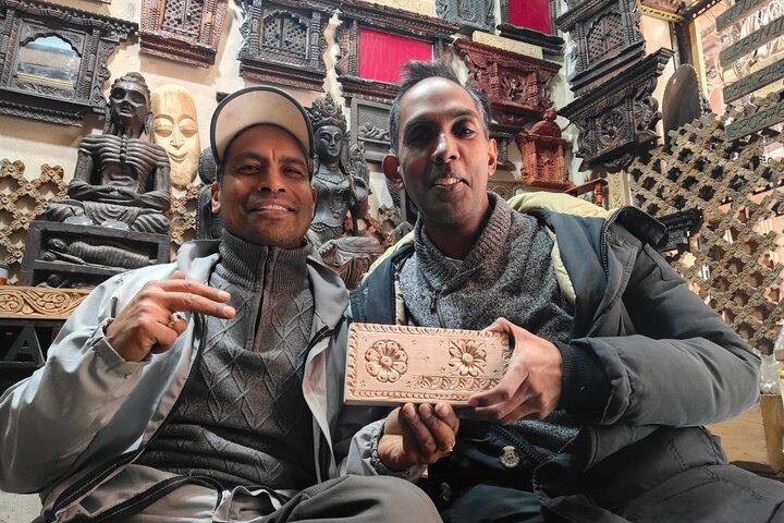 Workshop de escultura em Thamel