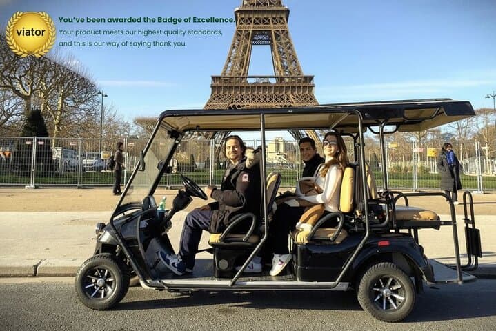 Private Paris Golf Cart City Tour: Eiffel Tower & Hidden Gems